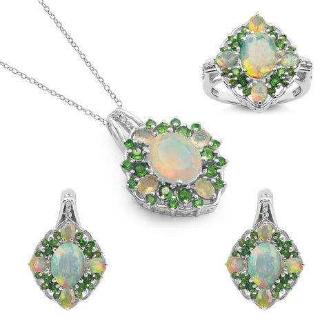 Ethiopian Opal Gemstone Set