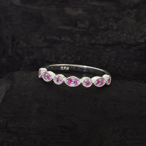 Marquise Half Eternity Band