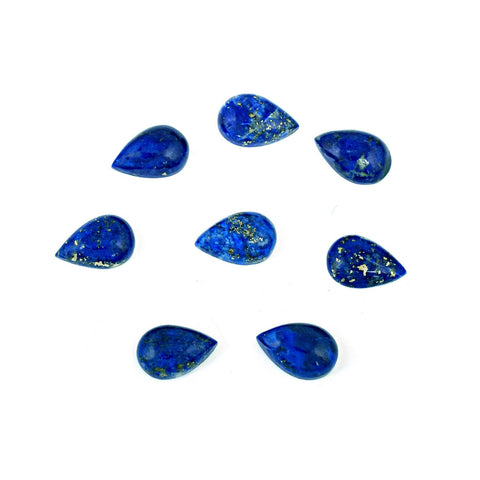 Pear Lapis Lazuli Cabochon Gemstone Lot