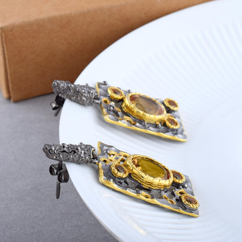 Citrine Gemstone Earring