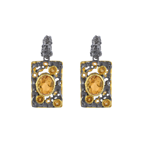 Citrine Gemstone Earring