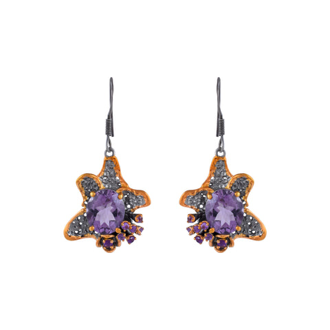 Amethyst Gemstone Earring