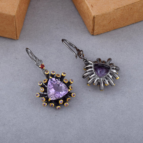 Amethyst Gemstone Earring
