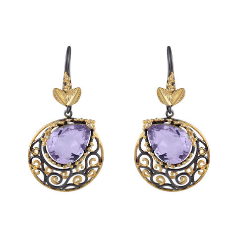 Amethyst Gemstone Earring