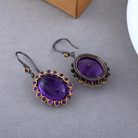 Amethyst Gemstone Earring