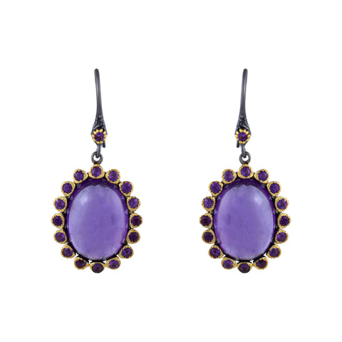 Amethyst Gemstone Earring