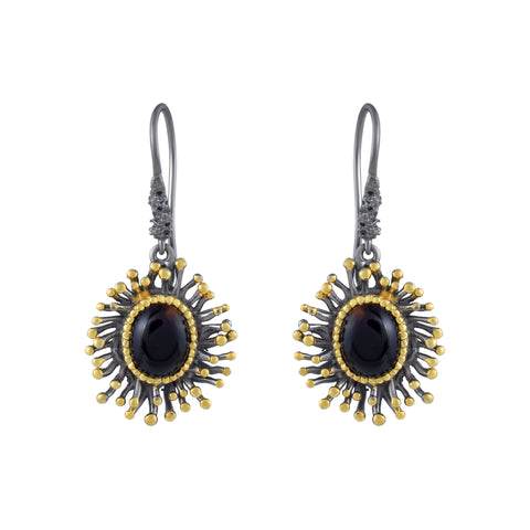 Smoky Quartz Gemstone Earring