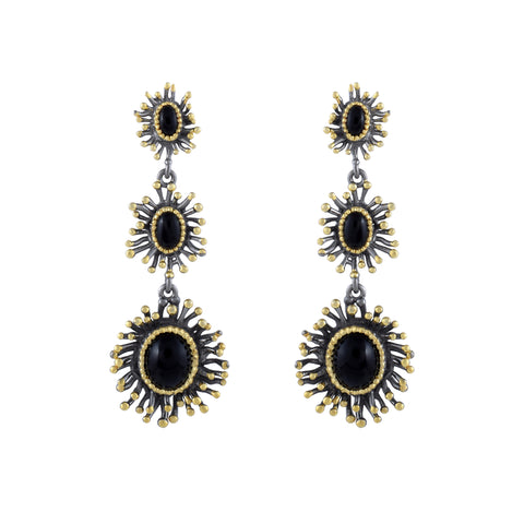 Black Onyx Gemstone Earring
