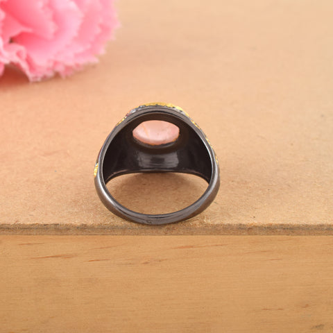 Rose Quartz Gemstone Ring