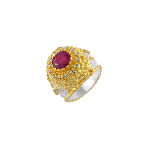 Ruby Gemstone Ring