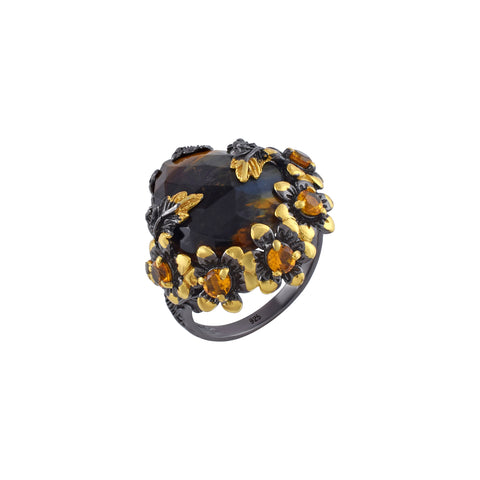 Pietersite Gemstone Ring