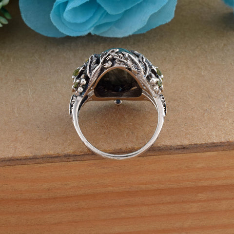 Seraphinite Gemstone Ring