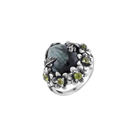 Seraphinite Gemstone Ring