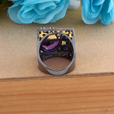 Amethsyt Gemstone Ring