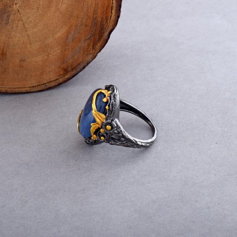 Kyanite Gemstone Ring