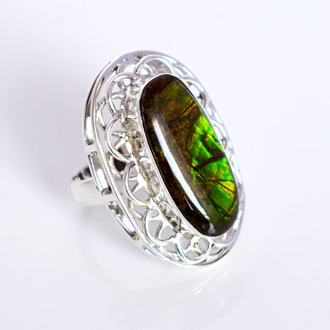 Ammolite Ring-Custom