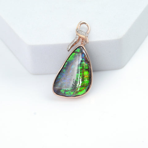 Ammolite Pendant-Custom