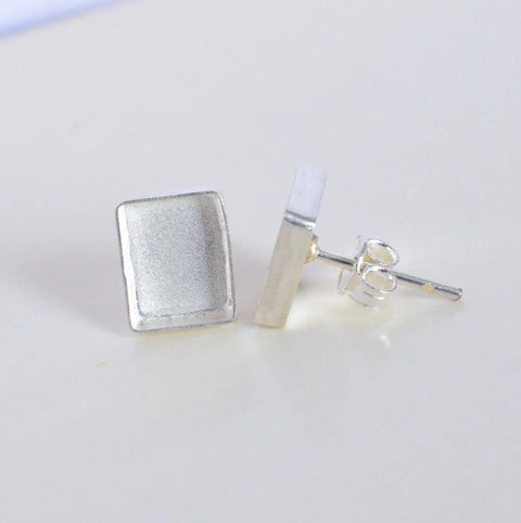 Rectangle Collet for Earrings - Set of 5 earrings