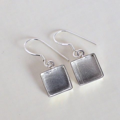 Square Collet for Earrings - Set of 5 earrings