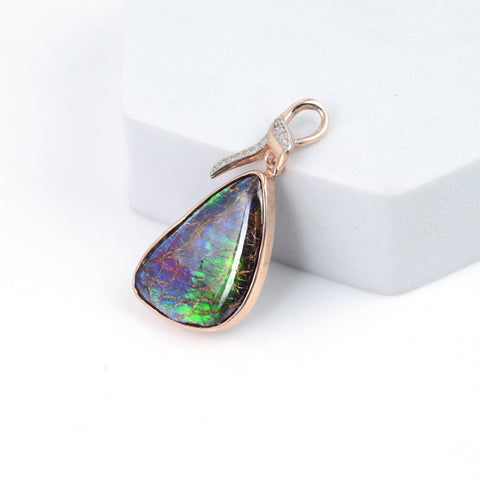 Ammolite Pendant-Custom